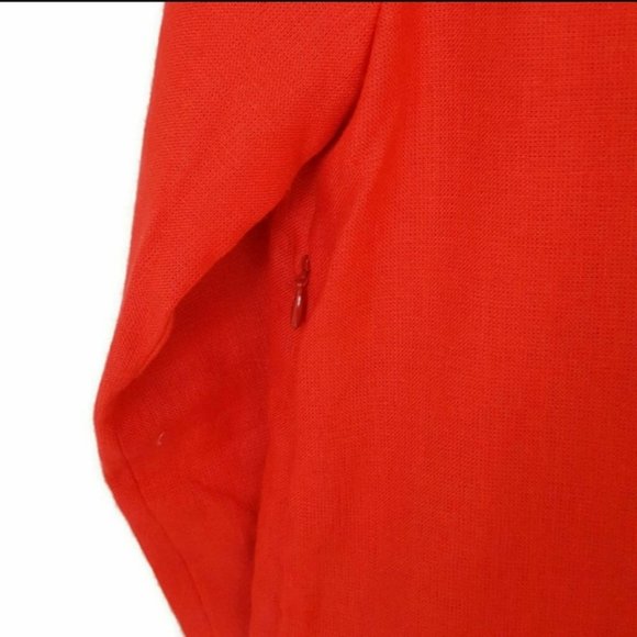 NWT Emerson Fry Mod dress in red linen - Picture 6 of 6
